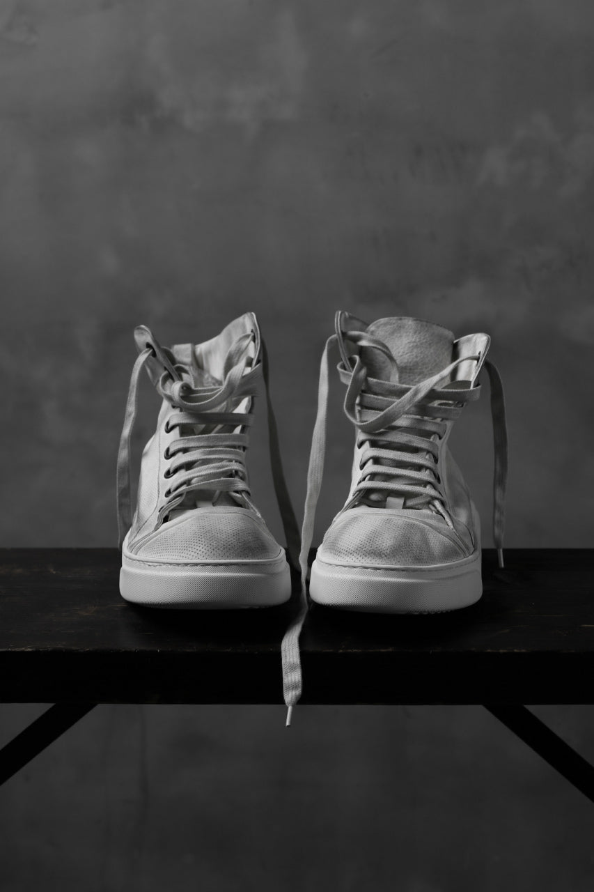 Load image into Gallery viewer, masnada SNEAKERS ALTA HIGH TOP / PELLE BUFALO (DIRTY WHITE)