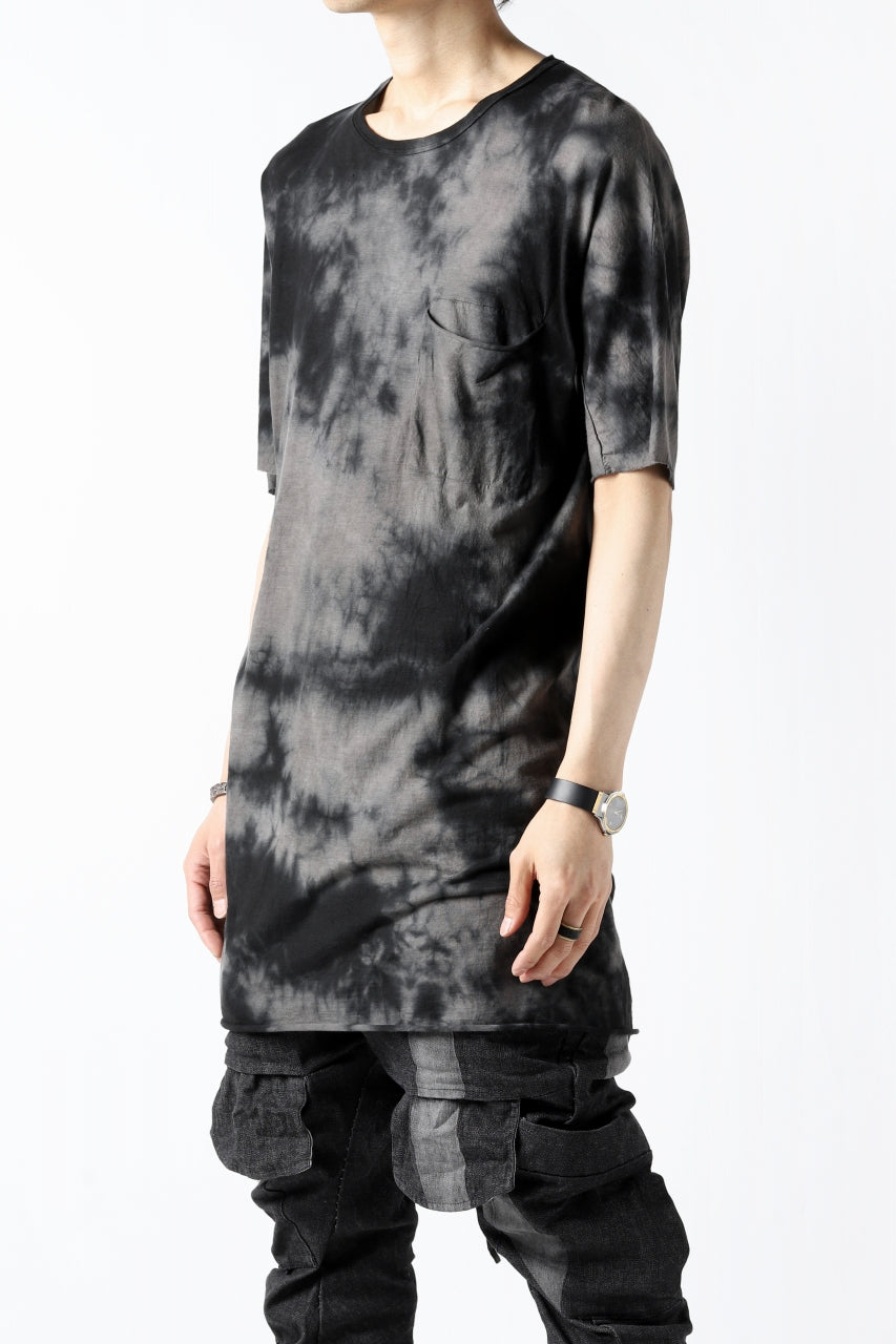 masnada POCKET CUT SEWN / JERSEY DI COTONE (RESIST DYE)