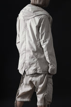 Load image into Gallery viewer, masnada CROPPED LOOSE POCKET PARKA JACKET / STRETCH COTTON RIPSTOP (FLINT)