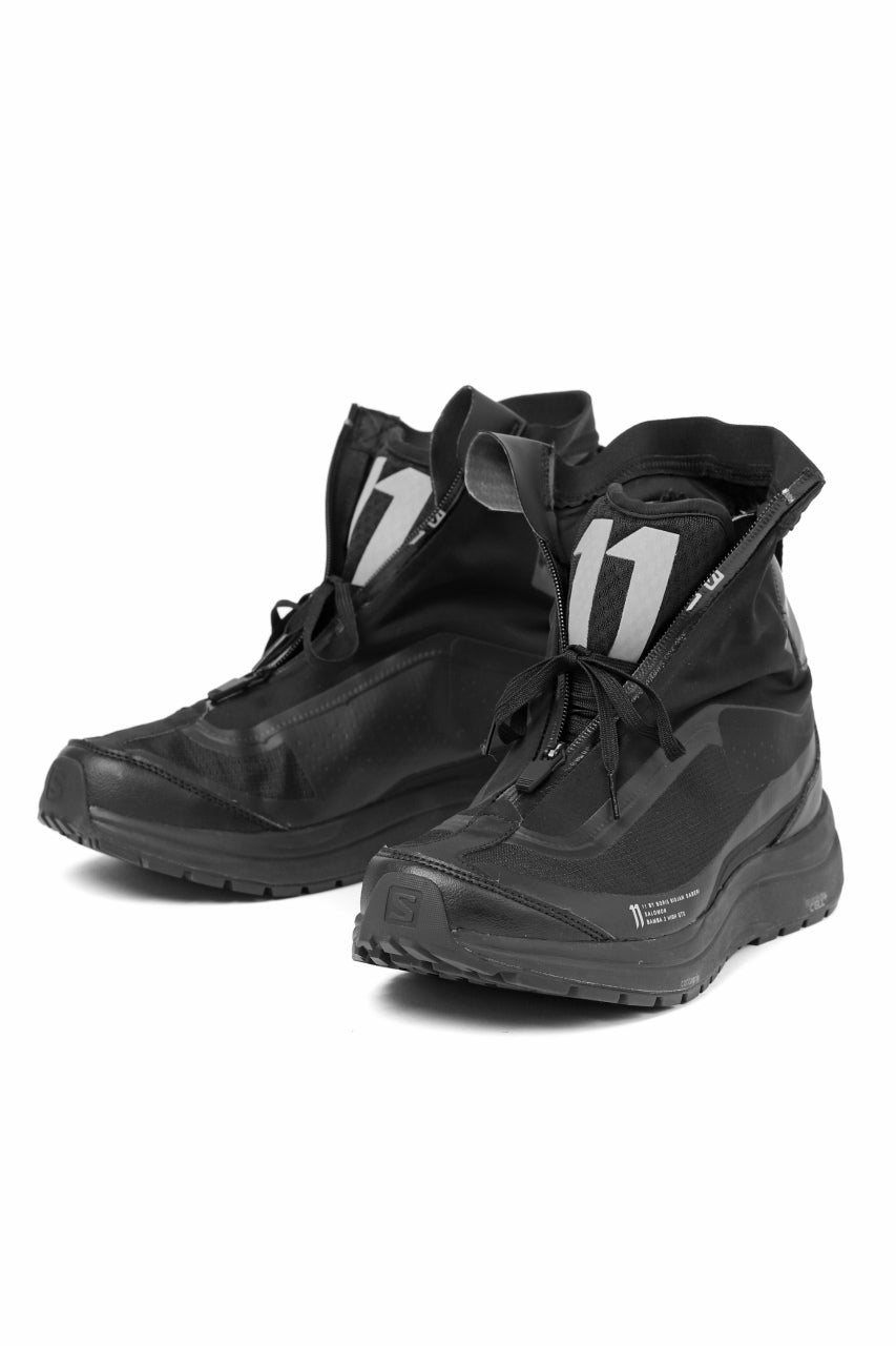 11 BY BORIS BIDJAN SABERI x SALOMON "BAMBA 2 HIGH GTX" (BLACK)