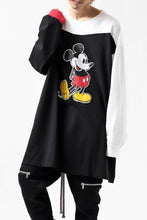 画像をギャラリービューアに読み込む, FACETASM × DISNEY Collaboration MICKEY ASYMMETRIC LONG SLEEVE TEE (BLACK)