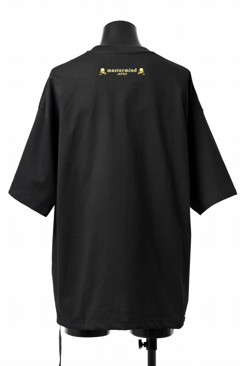 mastermind JAPAN FACE LOGO TEE / BOXY FIT (BLACK)