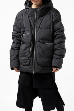 画像をギャラリービューアに読み込む, thomkrom RADICAL POCKET DOWN JACKET (BLACK)