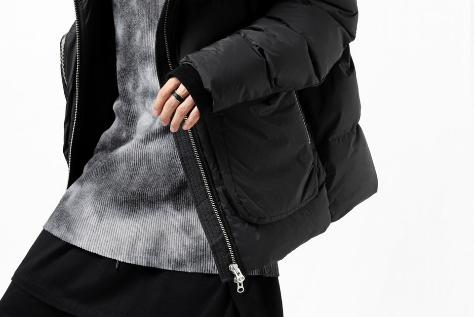 画像をギャラリービューアに読み込む, thomkrom RADICAL POCKET DOWN JACKET (BLACK)