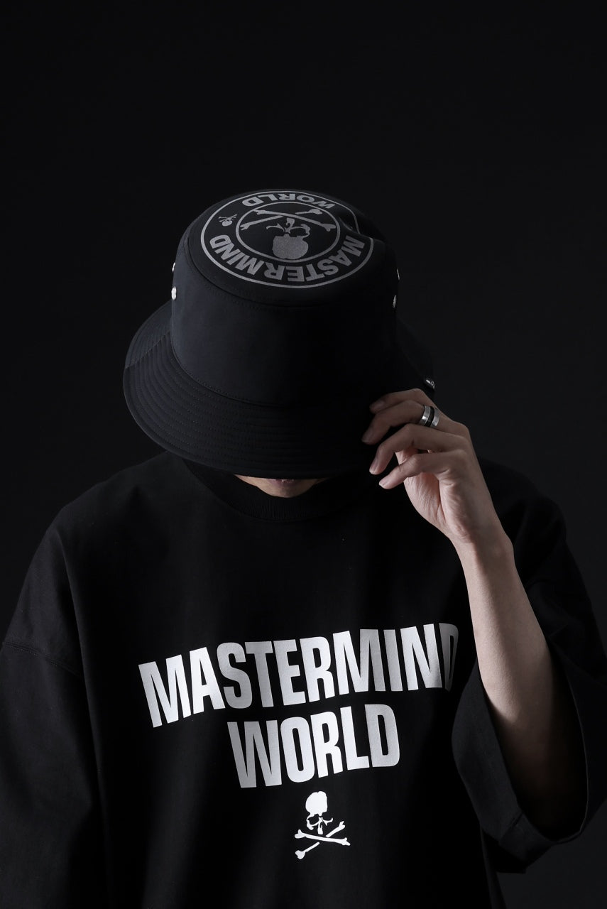 mastermind WORLD REFLECTIVE SKULL BUCKET HAT (BLACK)