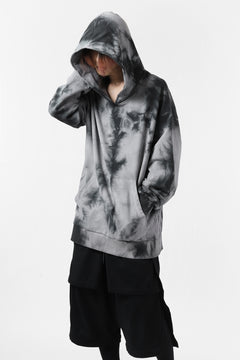 画像をギャラリービューアに読み込む, thomkrom DYEING SWEATSHIRT HOODIE / FRENCH TERRY ORGANIC (MARBLE T109)