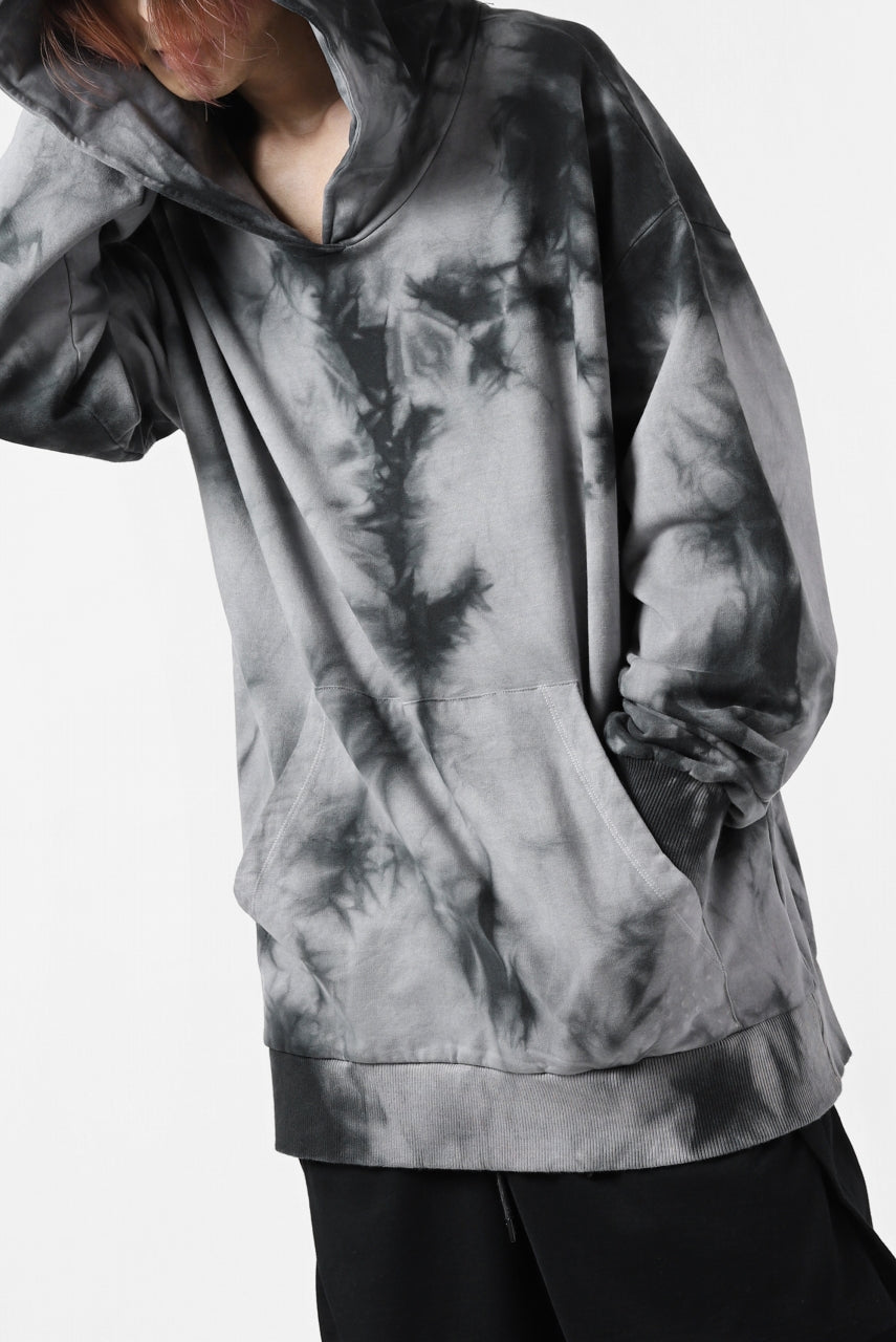 thomkrom DYEING SWEATSHIRT HOODIE / FRENCH TERRY ORGANIC (MARBLE T109)