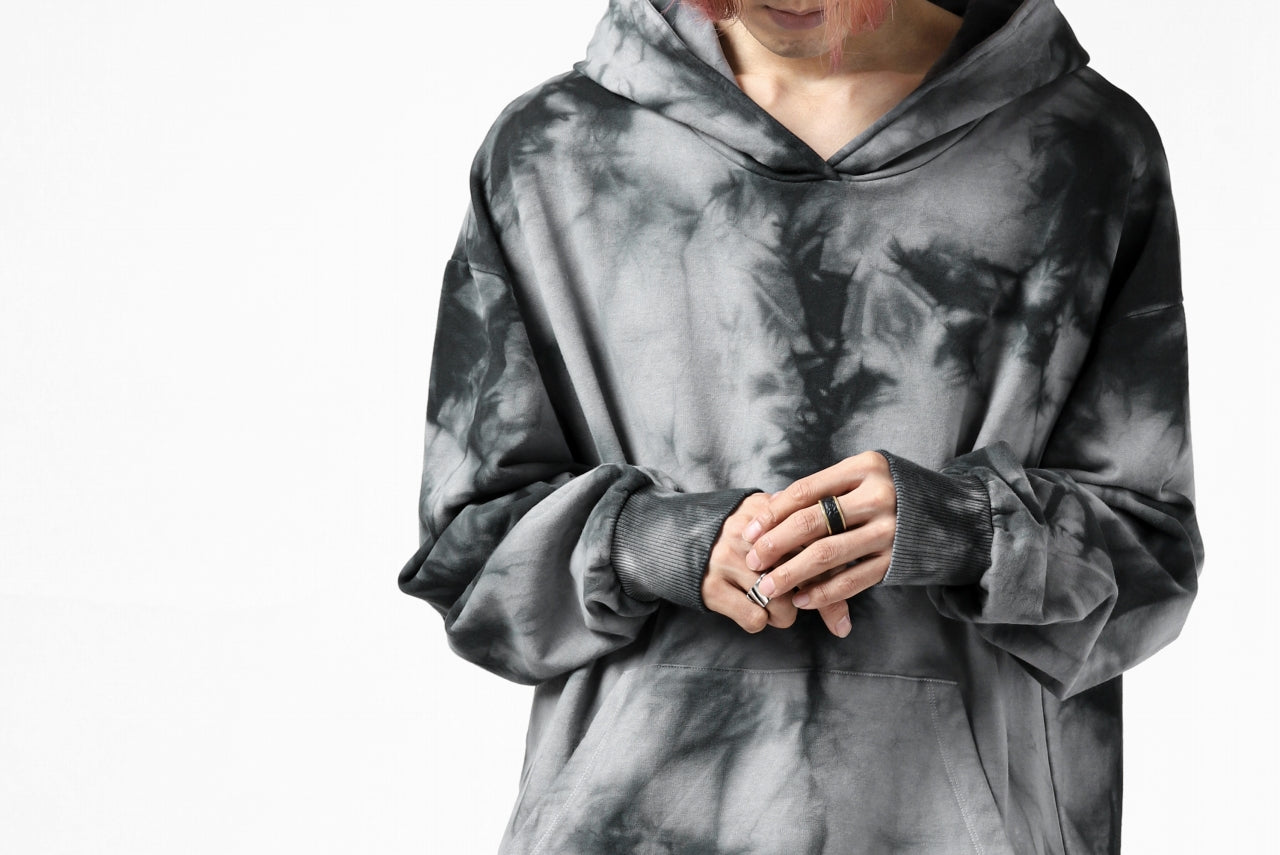 thomkrom DYEING SWEATSHIRT HOODIE / FRENCH TERRY ORGANIC (MARBLE T109)