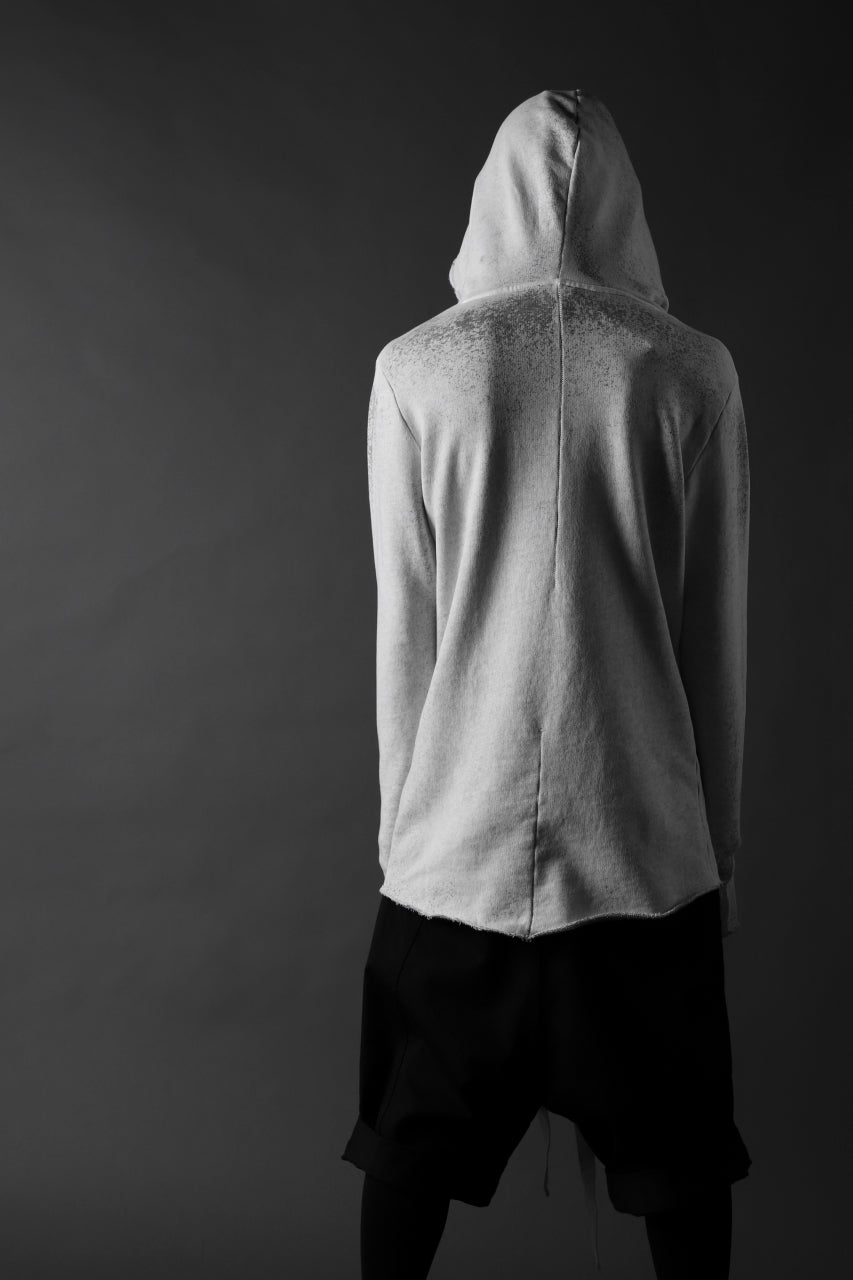 thomkrom PAINT DYED PULL OVER PARKA / OVER LOCKED (OFF WHITE)