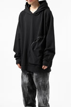 画像をギャラリービューアに読み込む, thomkrom SWEATSHIRT HOODIE-DUAL / FRENCH TERRY ORGANIC (BLACK)