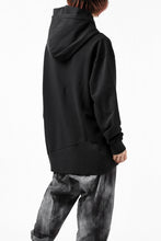 画像をギャラリービューアに読み込む, thomkrom SWEATSHIRT HOODIE-DUAL / FRENCH TERRY ORGANIC (BLACK)