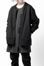 Load image into Gallery viewer, thom/krom MA-1 JACKET / ELASTIC COTTON (BLACK)