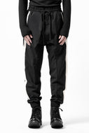 thom/krom SIDE LINE JOGGER PANTS / ELASTIC NYLON (BLACK)