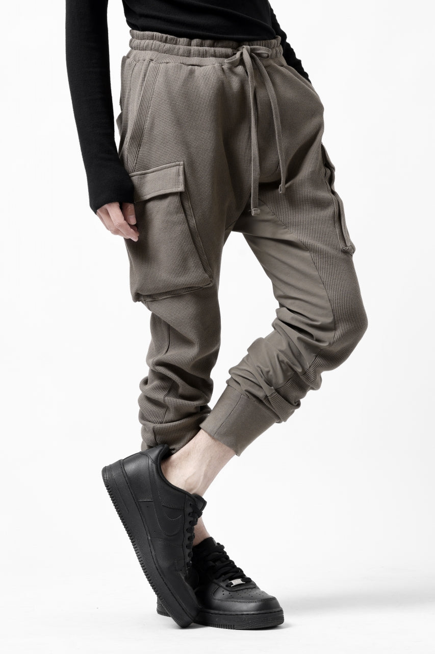 thom/krom WORKED EASY JOGGER PANTS / WAFFLE JERSEY (FOSSIL)の商品 