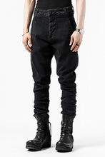 Load image into Gallery viewer, thomkrom SCAR STITCH SKINNY TROUSERS / SUPER STRETCH DENIM (DARK GREY)