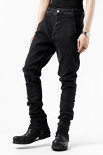 Load image into Gallery viewer, thomkrom SCAR STITCH SKINNY TROUSERS / SUPER STRETCH DENIM (DARK GREY)