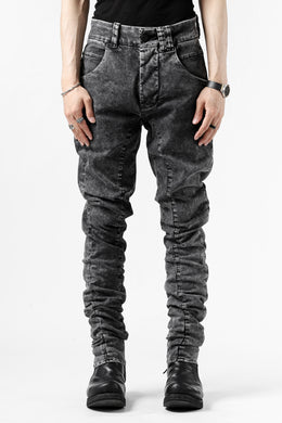 thomkrom SCAR STITCH CURVED SKINNY / FADE STRETCH DENIM (ACID)