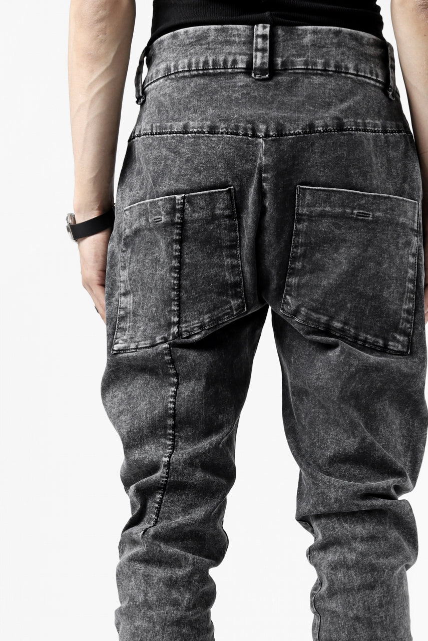 Load image into Gallery viewer, thomkrom SCAR STITCH CURVED SKINNY / FADE STRETCH DENIM (ACID)