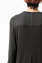 Load image into Gallery viewer, thomkrom LONG SLEEVE TOPS / STRETCH MIXED UP RIB (BROWN)