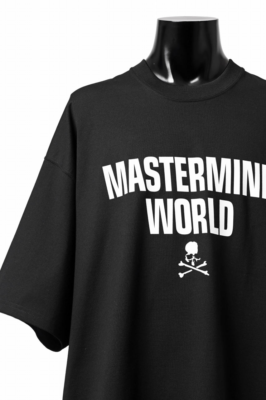 mastermind WORLD JUSTICE TEE / BOXY FIT (BLACK)