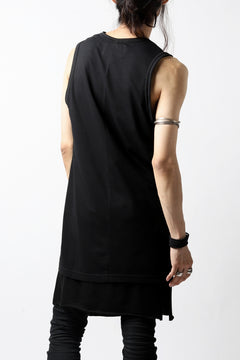 画像をギャラリービューアに読み込む, N/07 SLEEVELESS TOPS / DERABE CLAIR FINE (BLACK)