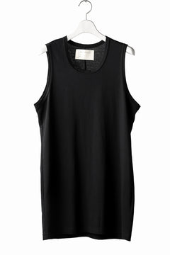 画像をギャラリービューアに読み込む, N/07 SLEEVELESS TOPS / DERABE CLAIR FINE (BLACK)