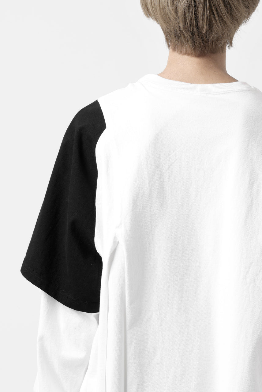 FACETASM CRAZY LAYERED LS TEE (WHITE)