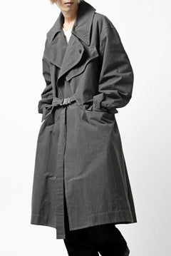 画像をギャラリービューアに読み込む, ierib dispatch rider coat 1940  / boiled waxy cotton (GREY)