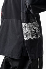 Load image into Gallery viewer, CHANGES VINTAGE REMAKE MULTI PANEL L-S TEE (BLACK #b)