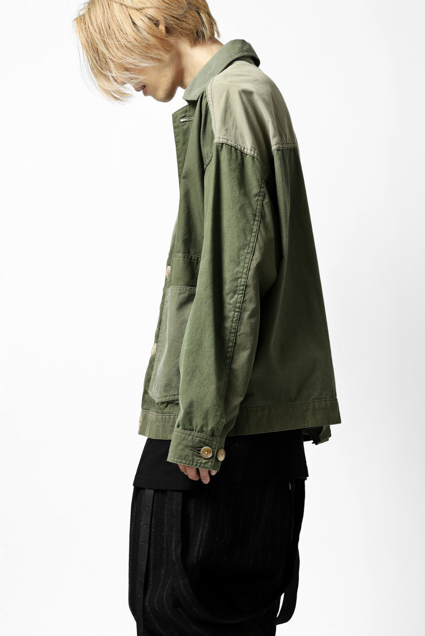 CHANGES VINTAGE REMAKE COVER ALL JACKET / US ARMY SCHLAFCOVER (KHAKI)