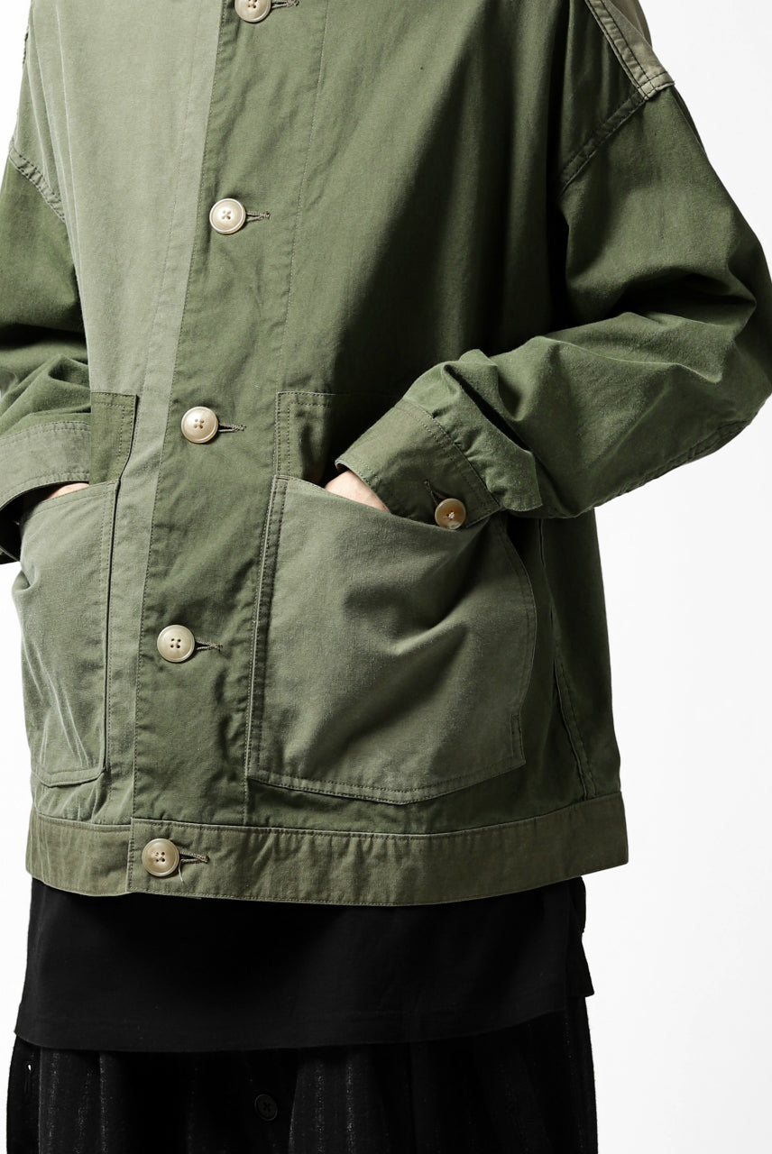 CHANGES VINTAGE REMAKE COVER ALL JACKET / US ARMY SCHLAFCOVER (KHAKI)