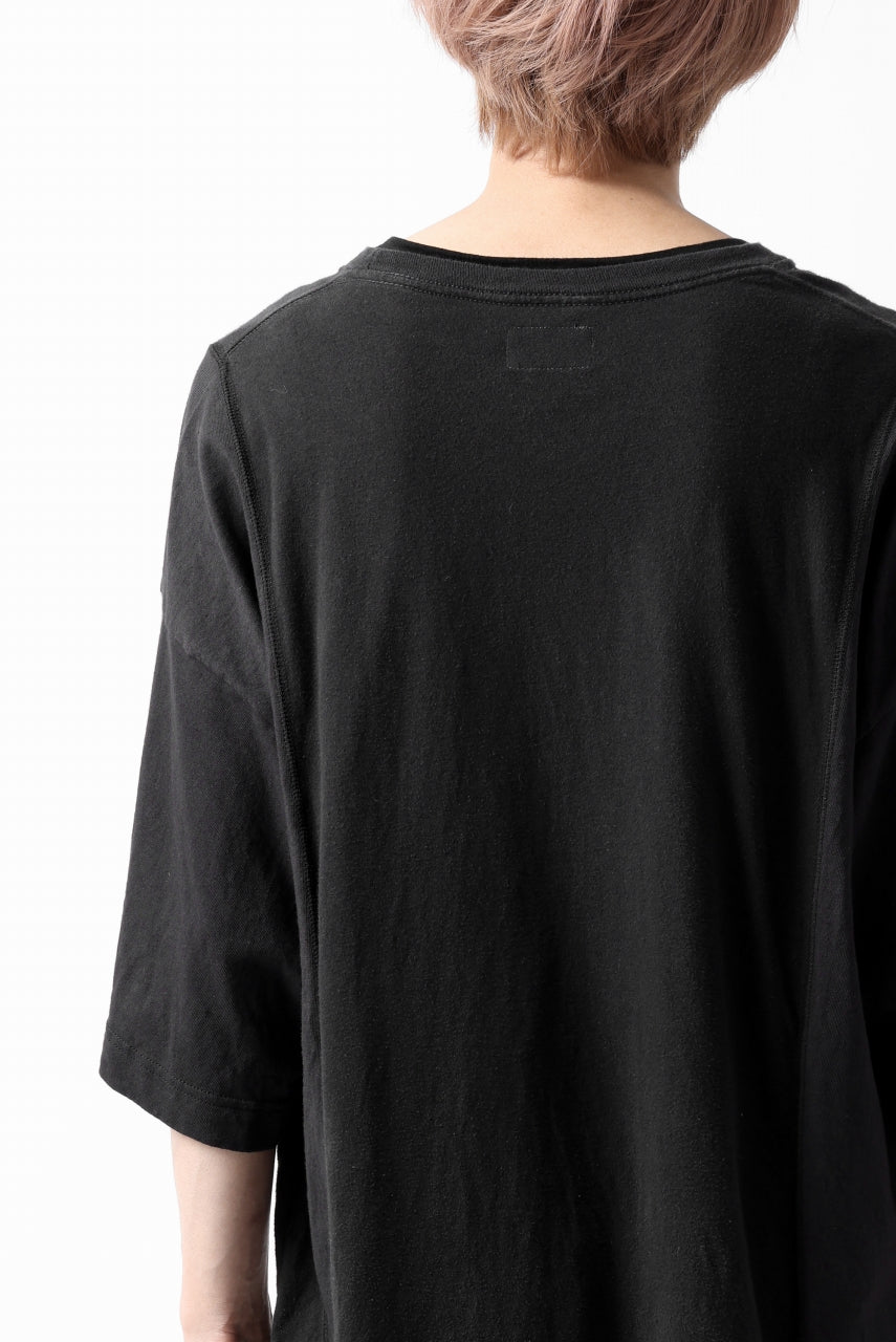 CHANGES VINTAGE REMAKE MULTI PANEL S/S TEE (BLACK #C)