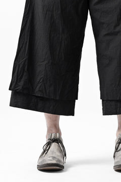KLASICA VENT LAYERED FOLKLORE TROUSERS / HAND DYED COTTON-LINEN 