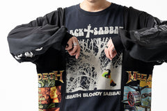 Load image into Gallery viewer, CHANGES VINTAGE REMAKE MULTI PANEL L-S TEE (BLACK #c)