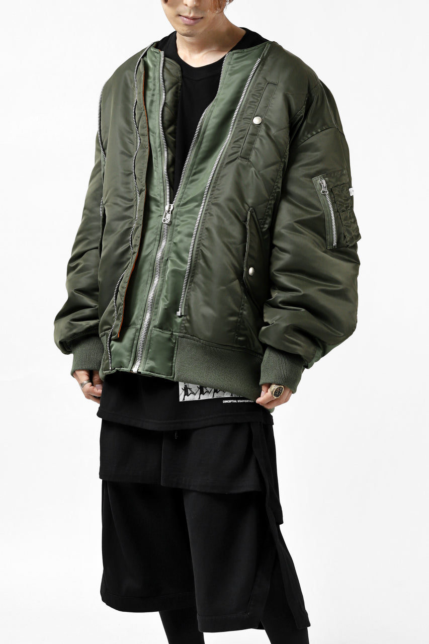 FACETASM BUG MA-1 JACKET (KHAKI)の商品ページ | ファセッタズムの