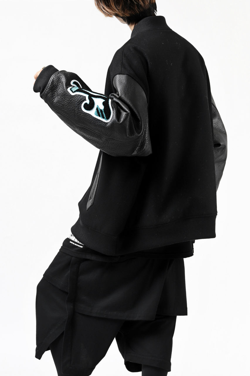 FACETASM "F" STADIUM JACKET (BLACK)