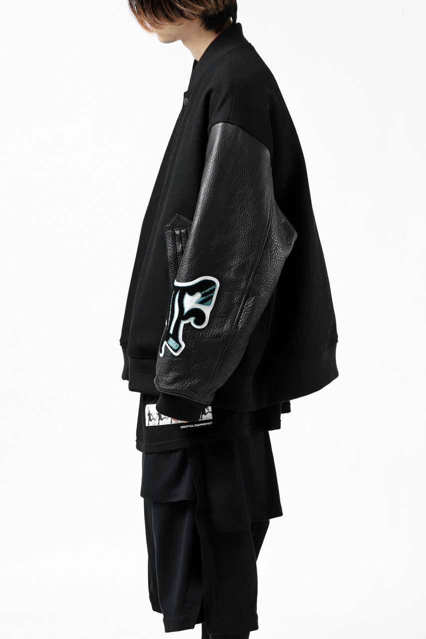 FACETASM "F" STADIUM JACKET (BLACK)