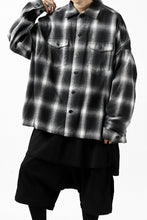 画像をギャラリービューアに読み込む, FACETASM CHECK ZIPPER SHIRT (BLACK)