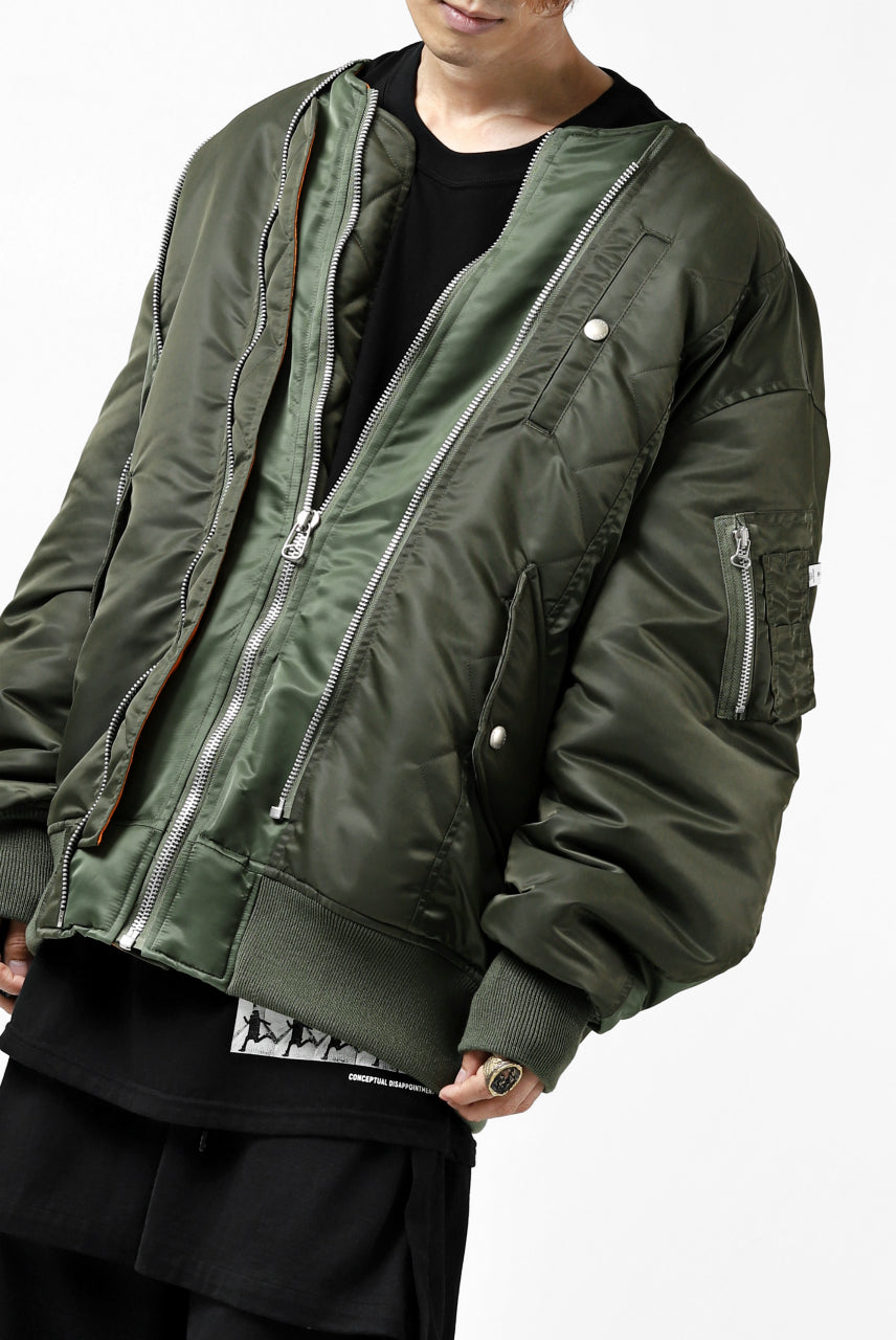 FACETASM BUG MA-1 JACKET (KHAKI)の商品ページ | ファセッタズムの ...