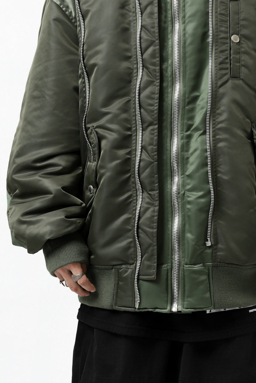 FACETASM BUG MA-1 JACKET (KHAKI)の商品ページ | ファセッタズムの 