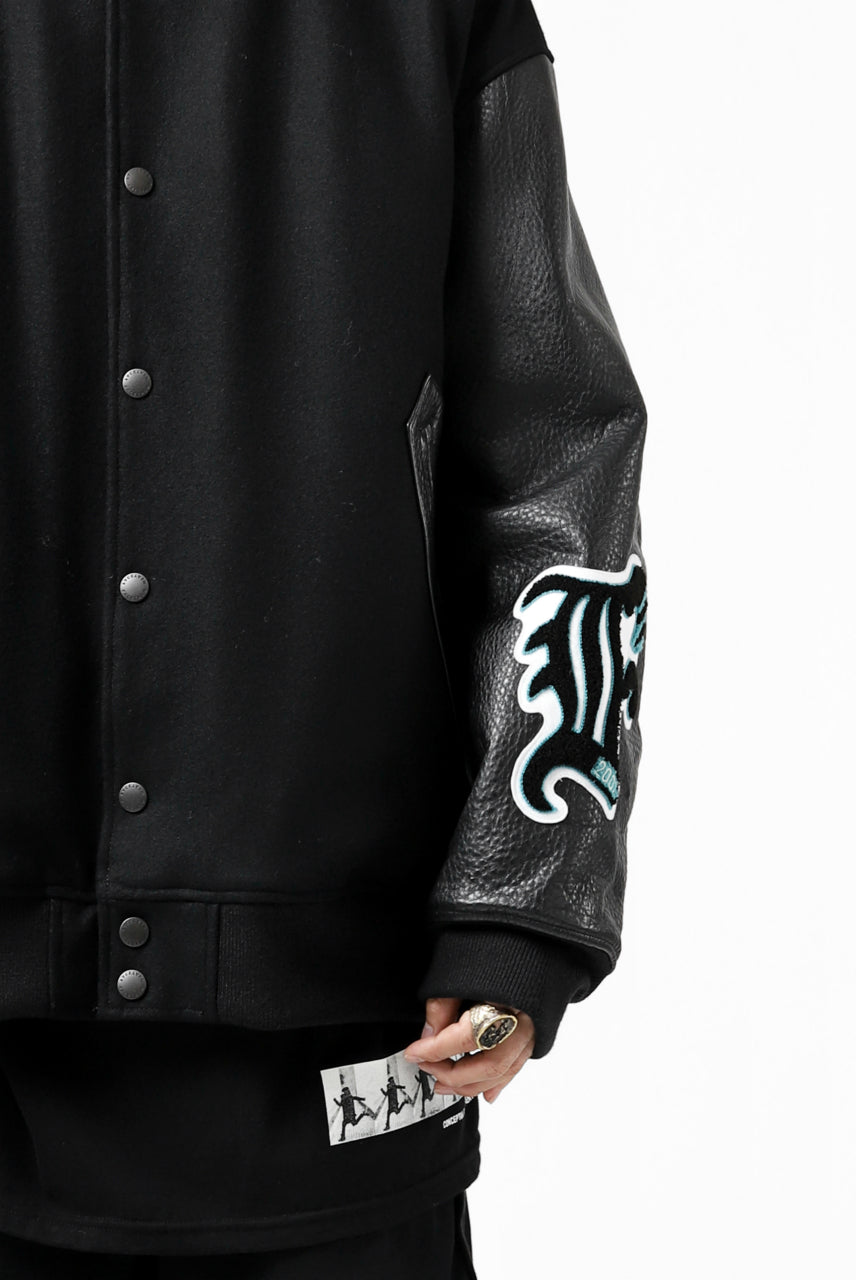 FACETASM "F" STADIUM JACKET (BLACK)