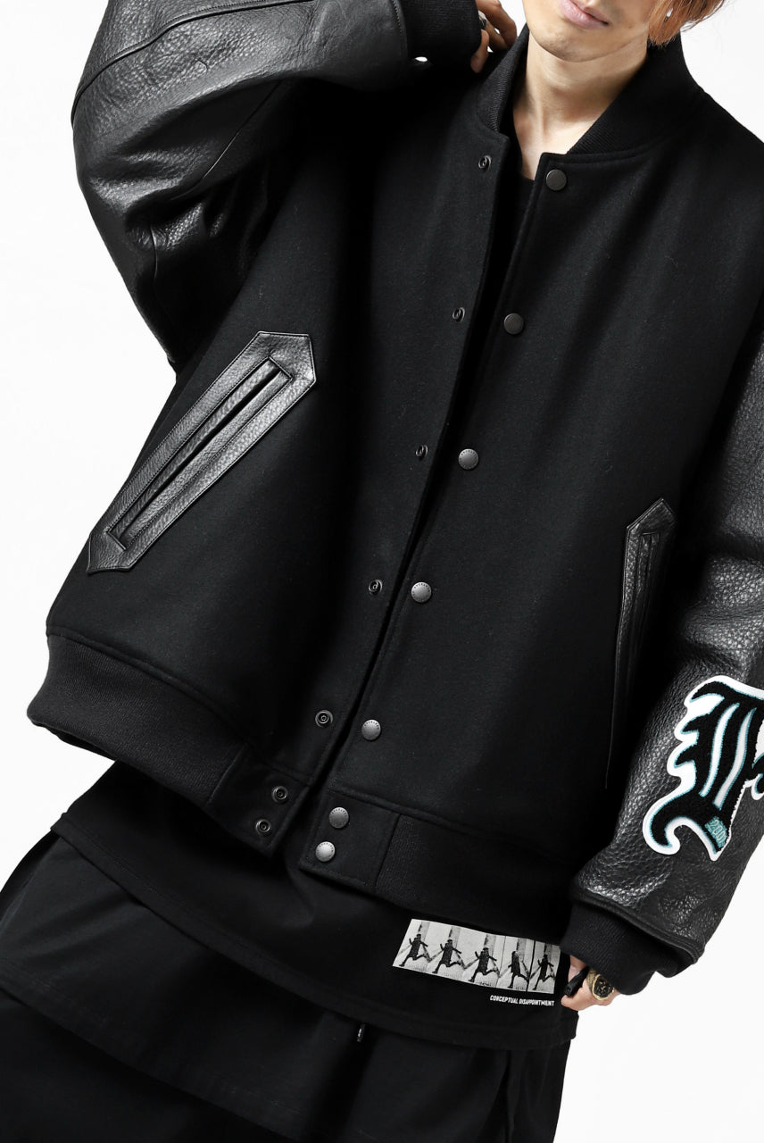 FACETASM "F" STADIUM JACKET (BLACK)