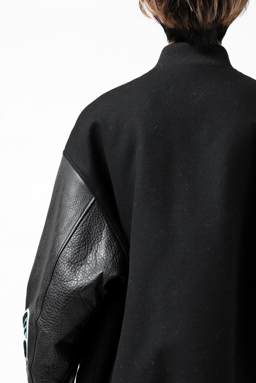 FACETASM "F" STADIUM JACKET (BLACK)