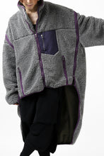 画像をギャラリービューアに読み込む, FACETASM HIGH-LOW ZIPPER FLEECE JACKET (GREY)