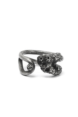 Holzpuppe Barnacle Rusted Clothing Silver Pin Ring (PR-202)