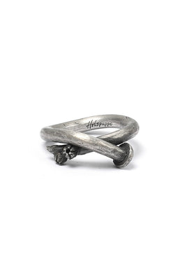 Holzpuppe Barnacle Rusted Nail Silver Ring (PR-213)