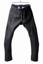 画像をギャラリービューアに読み込む, ierib CURVED TROUSERS / 19oz JAPANESE SELVEDGE DENIM (INDIGO)