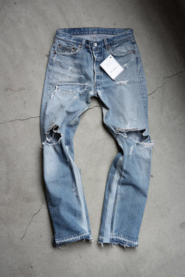 READYMADE DENIM PANTS (INDIGO BLUE #B)