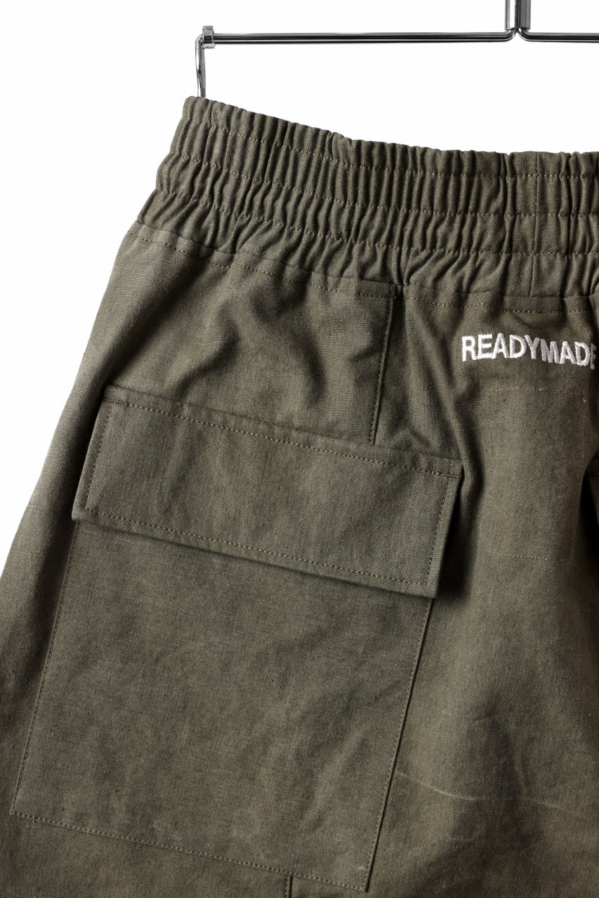 Load image into Gallery viewer, READYMADE SEROUEL SHORTS (KHAKI GREEN / size.1)