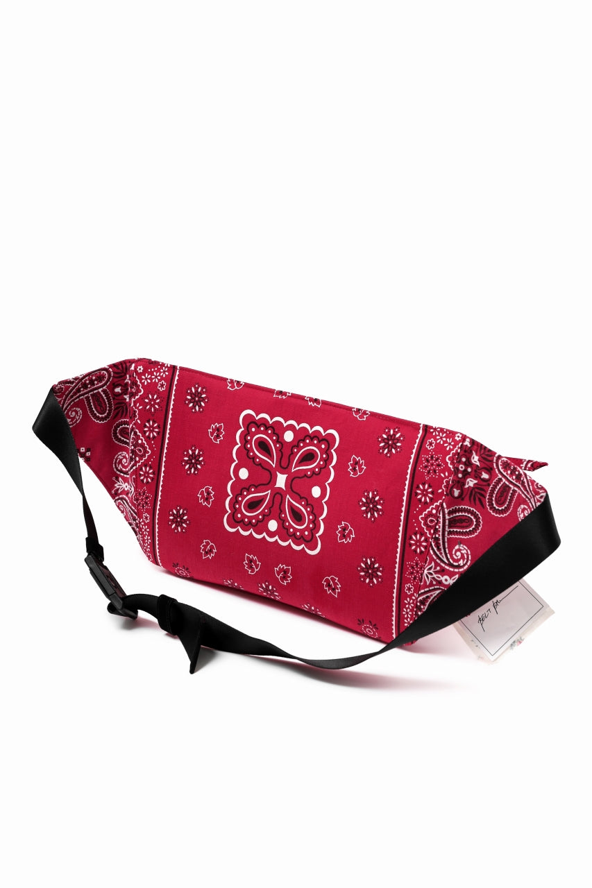 Load image into Gallery viewer, READYMADE RED BANDANA BELT BAG